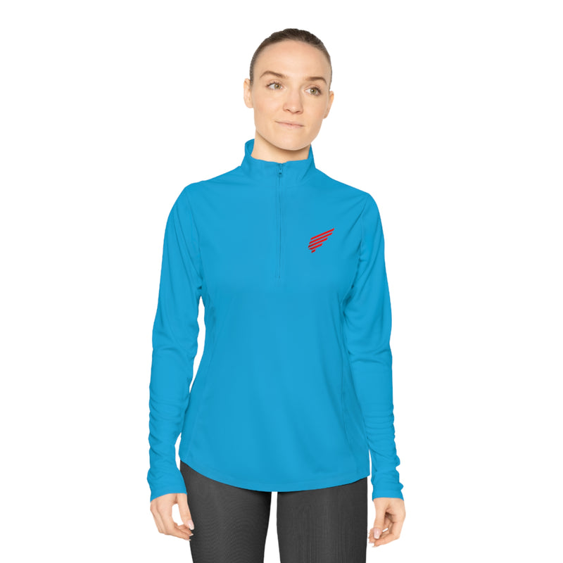 Fightz On Ladies Quarter-Zip Pullover