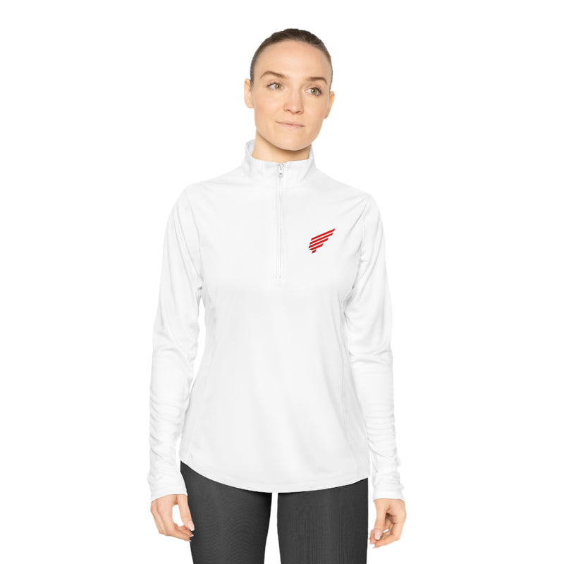 Fightz On Ladies Quarter-Zip Pullover