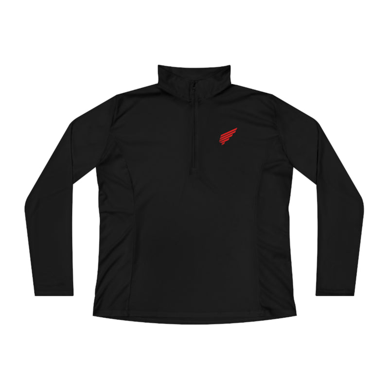 Fightz On Ladies Quarter-Zip Pullover