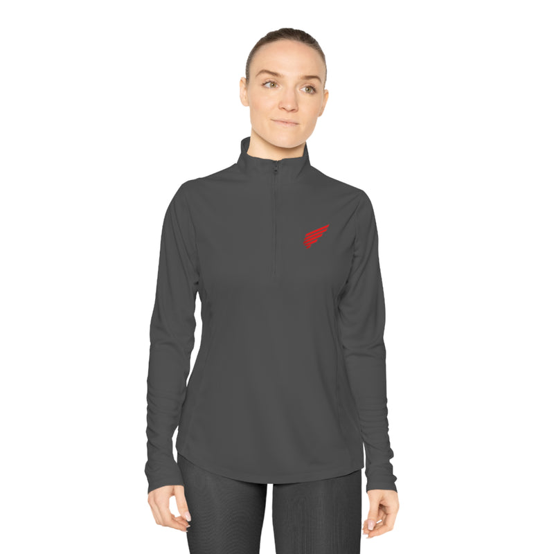 Fightz On Ladies Quarter-Zip Pullover