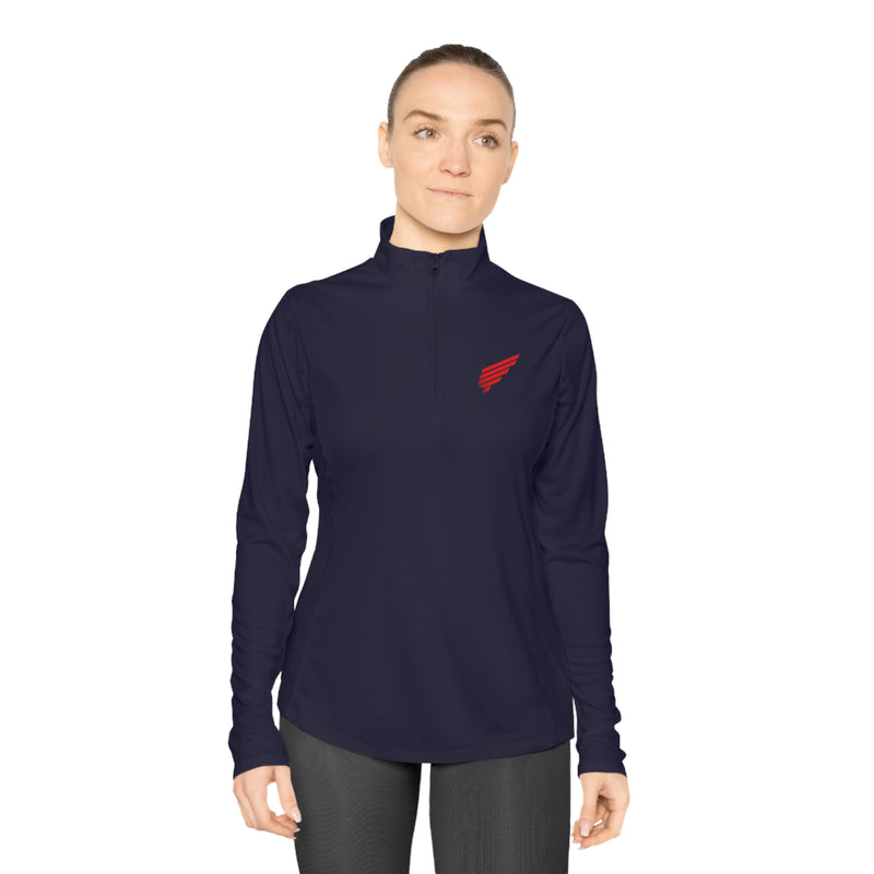 Fightz On Ladies Quarter-Zip Pullover