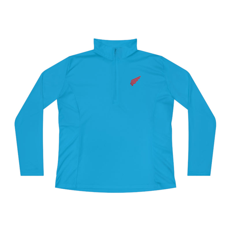 Fightz On Ladies Quarter-Zip Pullover