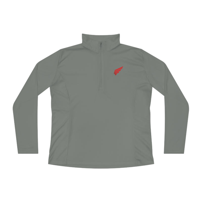 Fightz On Ladies Quarter-Zip Pullover